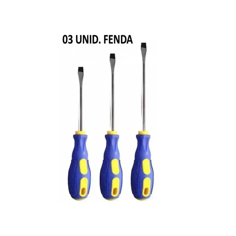 Jogo de Chave de Fenda e Philips 6 Peças