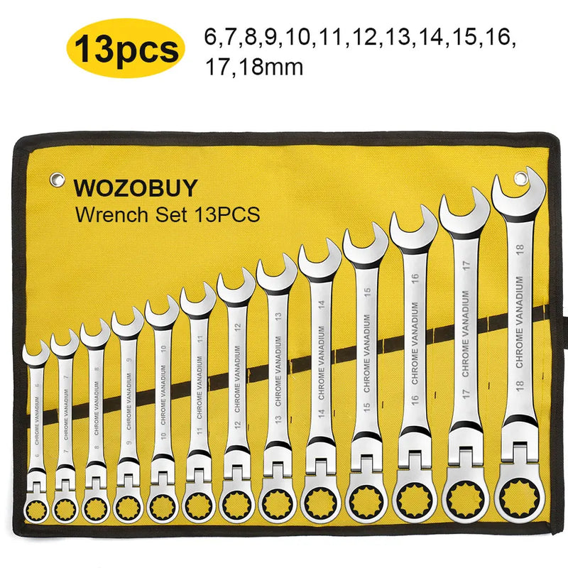 Jogo de Chave de Boca + Catraca