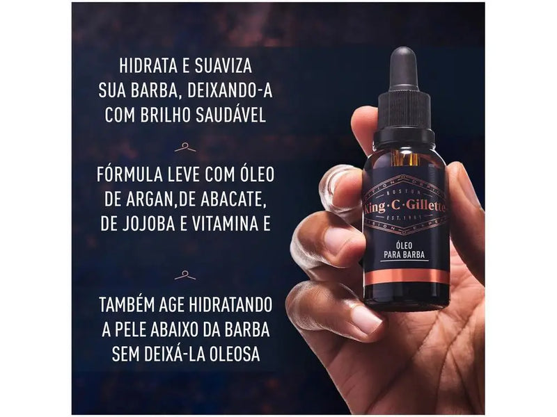 Óleo para Barba Gillette King C
